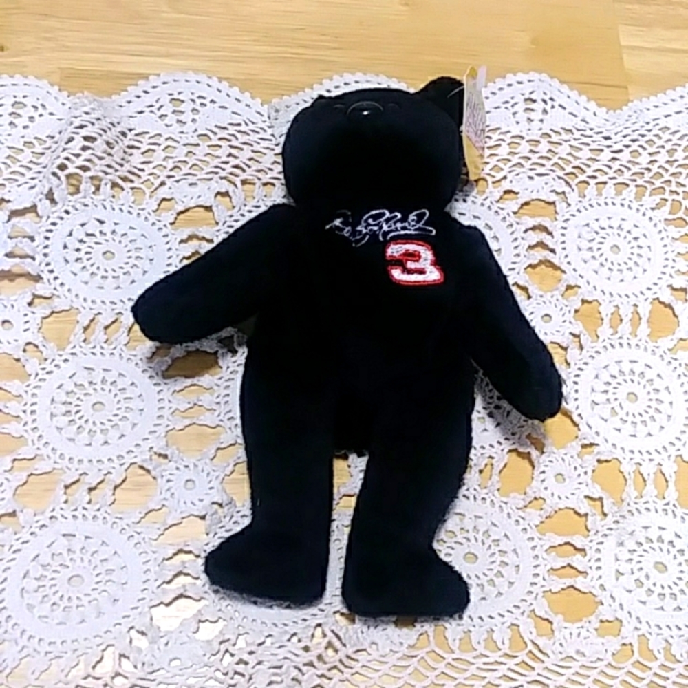 Dale Earnhardt #3 Gold'n Bears collectible stuffed animal toy
